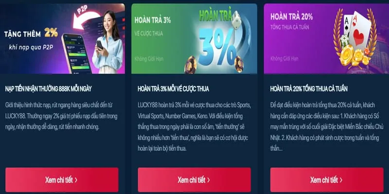 Các sảnh thể thao nổi bật tại Win55
